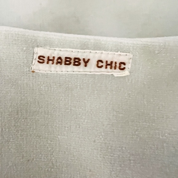 Rachel Ashwell signature Shabby Chic pale aqua velvet 17” square pillow sham